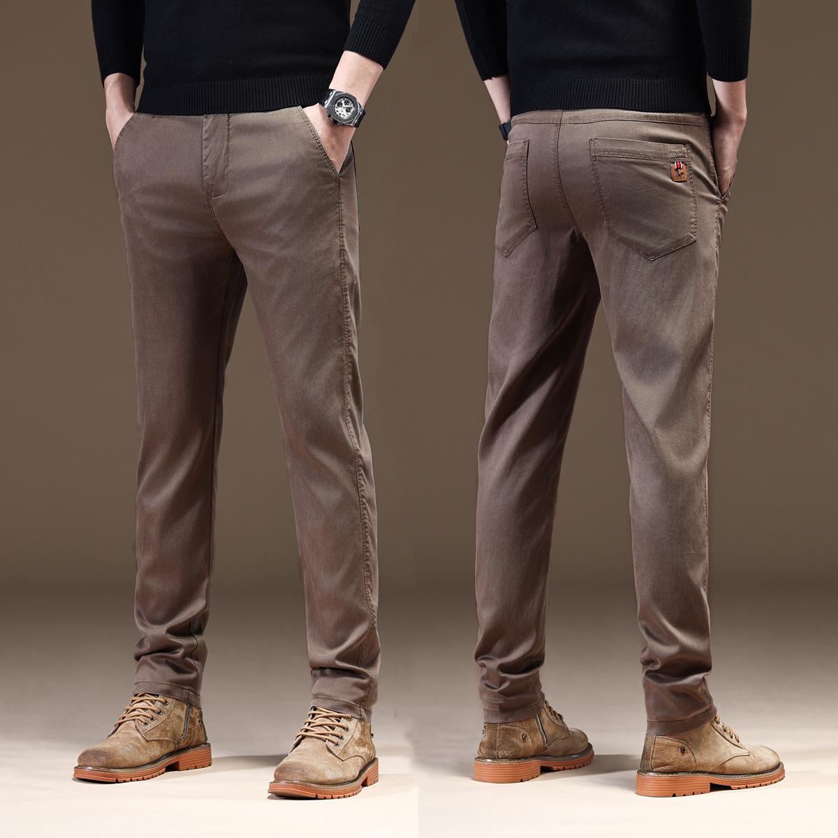 

Мужские осенне-зимние повседневные деловые брюки прямого кроя 2024 31