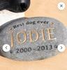 Cross-Border Pet Memorial Stone: Engraved Pebble for Dogs and Animals, Outdoor Use