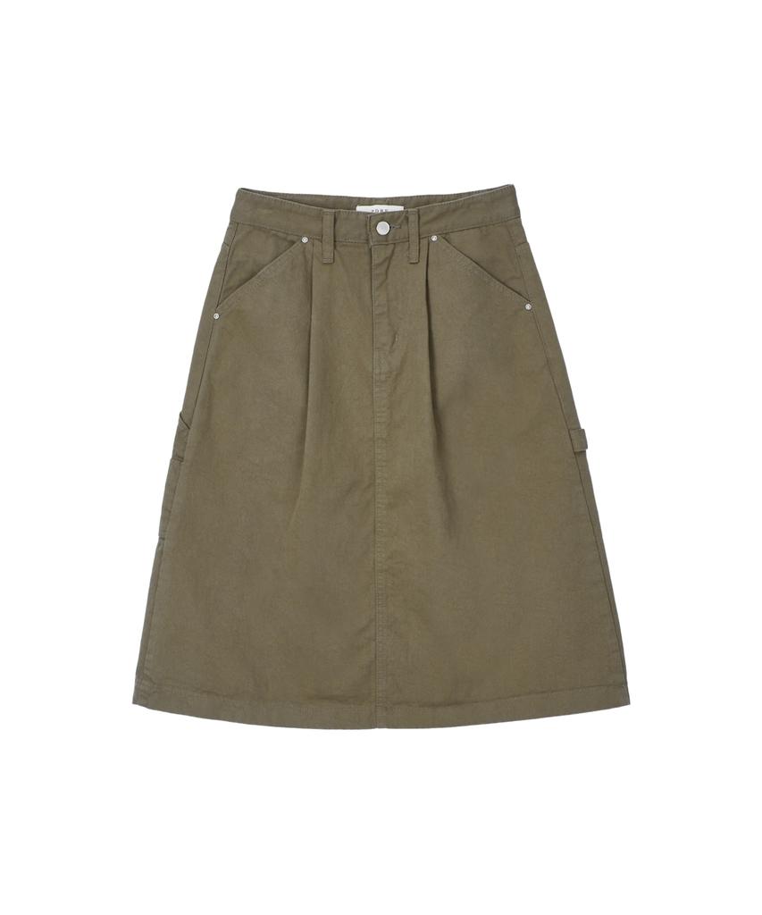 Pandora Fit Carpenter Skirt (Khaki)