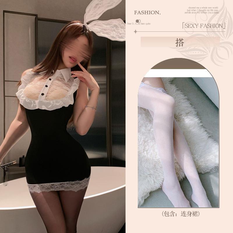 Sexy underwear fun female abstinence rabbit maid c uniform qn mood couple fun underwear products