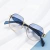 Fashion Polygonal Metal Frame Sunglasses Men Luxury Brand Designer Decorative Sun Glasses New Retro Sunglasses Women Uv400