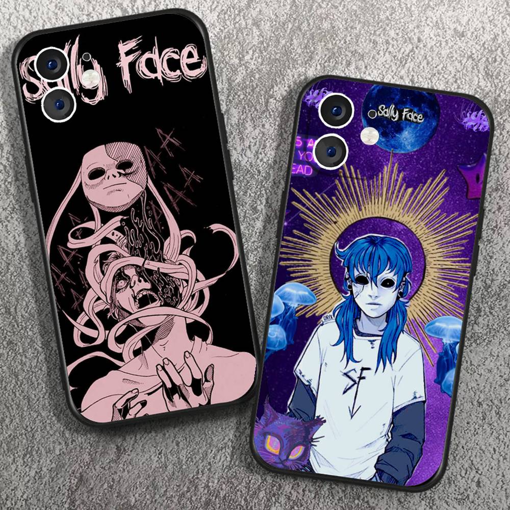 Game S-Sally F-Face Phone Case For IPhone 17 Air 16 15 14 13 Pro Max 11 12 Black Silicone Cover