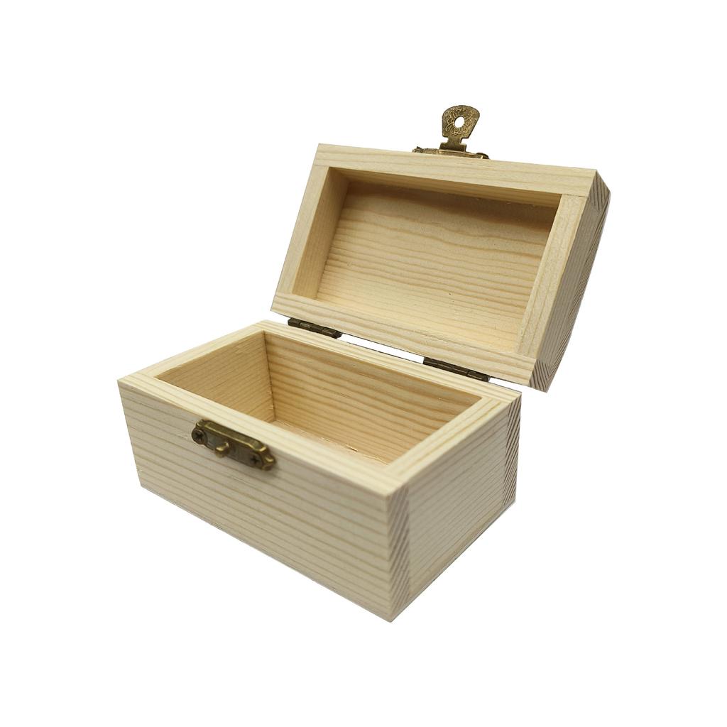 10PCS Wooden Multifunction Case with Lid Jewellery Storage Container Box Home DecorJewelry Necklace Ring Storage Box Organizer