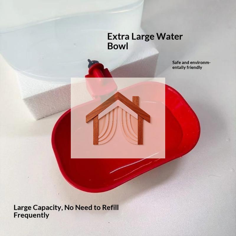 Automatic Poultry Drinking Bowls Square Enlarged Thicken Drinking Bowl for Cat Dog Chicken Duck Thread chicken feeder