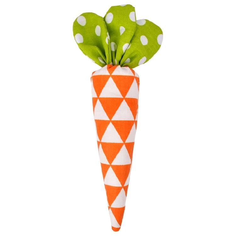 Soft Stuffed Cloth Easter Carrot Decorations Festive Fabric Easter Carrots Ornament