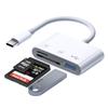 OEM Logo Type C Factory Direct Supply Type C External OTG Card Reader USB 2.0 Port TF SD Card Reader USB Hub USB