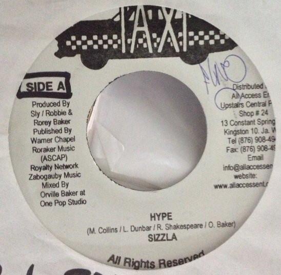 

7inch Record SIZZLA CHAKA CHAKS GHOST Hype African Daughter NONE TAXI Jamaica Reggae Ska Dub Used