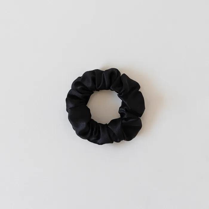 Classic Silk Scrunchies, Black