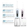 Cordless Dental Water Jet Electric Oral Irrigator 4 Cleaning Modes USB Charging UV Water Flosser Waterproof Dental Care Tool