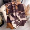 Imitation Cashmere Versatile Texture Printing Double-Sided Scarf Winter High-End Warm Shawl