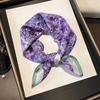 Scarf Silk Bandana Women Square Scarves Wrap Kerchief Spring Fashion Luxury High Quality Headband Hijab Shawls