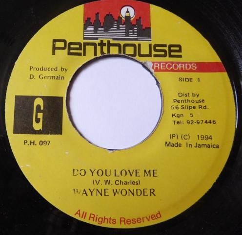 

7inch Record WAYNE WONDER - Do You Love Me PH097 Penthouse Recor 1994 Jamaica Reggae, Ska & Dub Used
