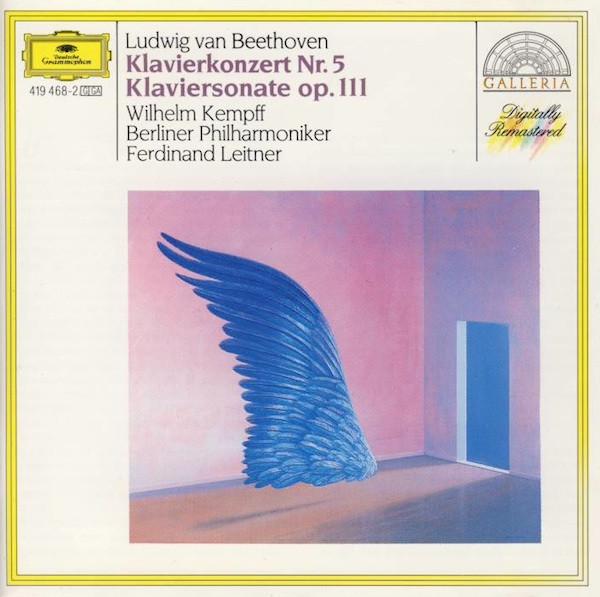 CD LUDWIG VAN BEETHOVEN, WILHELM KEMPF - Klavierkonzert Nr. 5 • Klaviersonat 4194682 Deutsche Grammo Germany Classical Used
