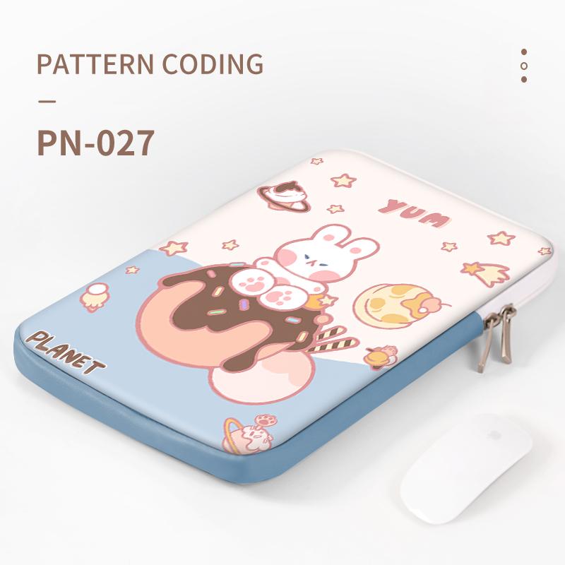 Torba na laptopa Etui PU torebka Kreskówkowe etui na notebooka Aktówki 13 14 15,6 cala Dla Macbook Air Pro HP Asus Dell Torba do przenoszenia