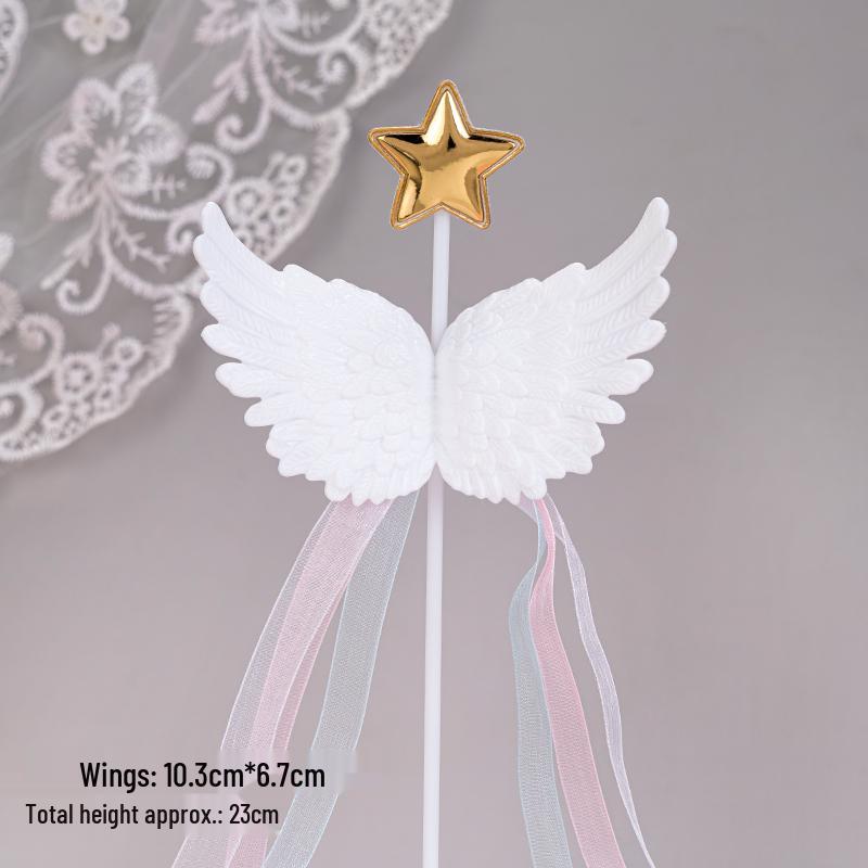 10 Anielskich Piórkowych Topperów i Ozdób na Tort