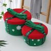 Handmade Woven Cotton Rope Storage Basket Trick Or Treat Christmas Storage Box Cosmetic Sundries Desktop Organizer