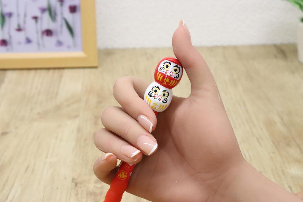 Castle Enterprises Daruma Ballpoint a Great Japanese Souvenir for Foreigners Knock-Style Pens, 36-Piece Set,