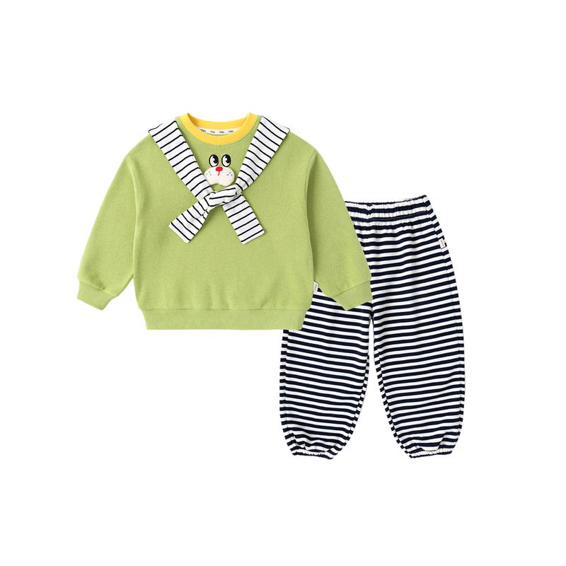 

Dudujia Kids Korean Style Spring Casual Two-Piece Set 110