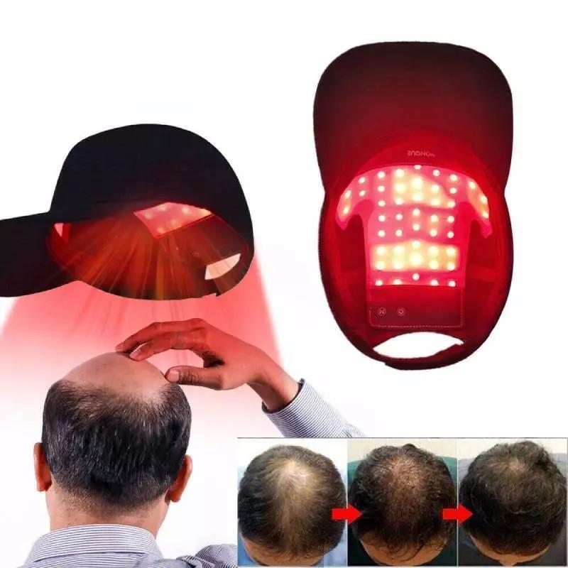 Led Red Laser Blue Light Therapy Hair Growth Cap Fast Regrowth Anti Hair Loss