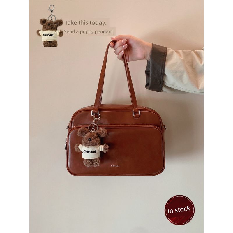 

Nanfeng Chio2nd College Commuter Shoulder Big Bag Brown