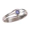 Natural Tanzanite Gemstone 925 Solid Sterling Silver Jewelry Ring Size 9.5 C4W29
