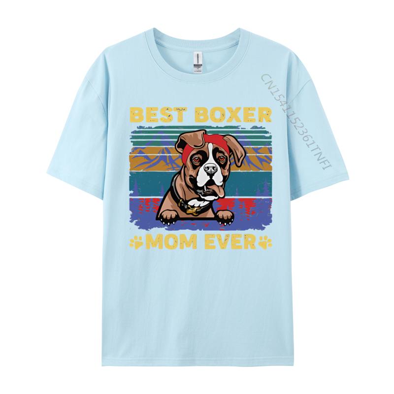 Boxer Dog Lover Funny Vintage Retro Tshirt Top Tshirts Party Coupons Cotton Tops  Tees Sports T Shirt Men