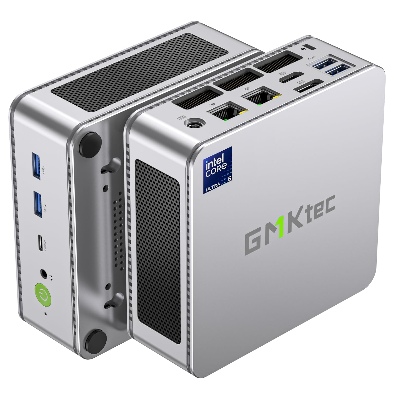 

Міні-ПК GMKtec Intel Core Ultra 125H Windows11 Pro Міні-ПК Маленький ПК DDR5 PCIe 2280 LAN Міні-ПК Nucbox K9 Ігровий міні-ПК 32 ГБ+2 ТБ (18 МБ кешу, 14C/18T)