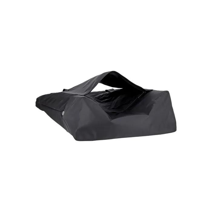 Midnight Black Canvas Convertible N/S Tote Bag [1388.C519]