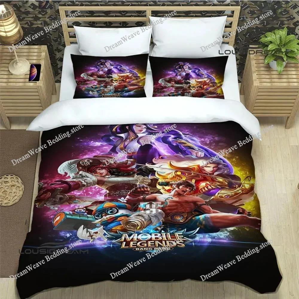 Mobile Legends Bang Bang Bettwäsche-Sets Exquisites Bettwaren-Set Bettbezug Bettdecke Set Bettwäsche-Set Luxuriöses Geburtstagsgeschenk9