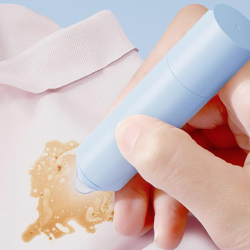 Portable No Wash Stain Remover Pen 1pc with Built In Cleaning Brush Effective for Clothes Coffee Wine Drink Stains