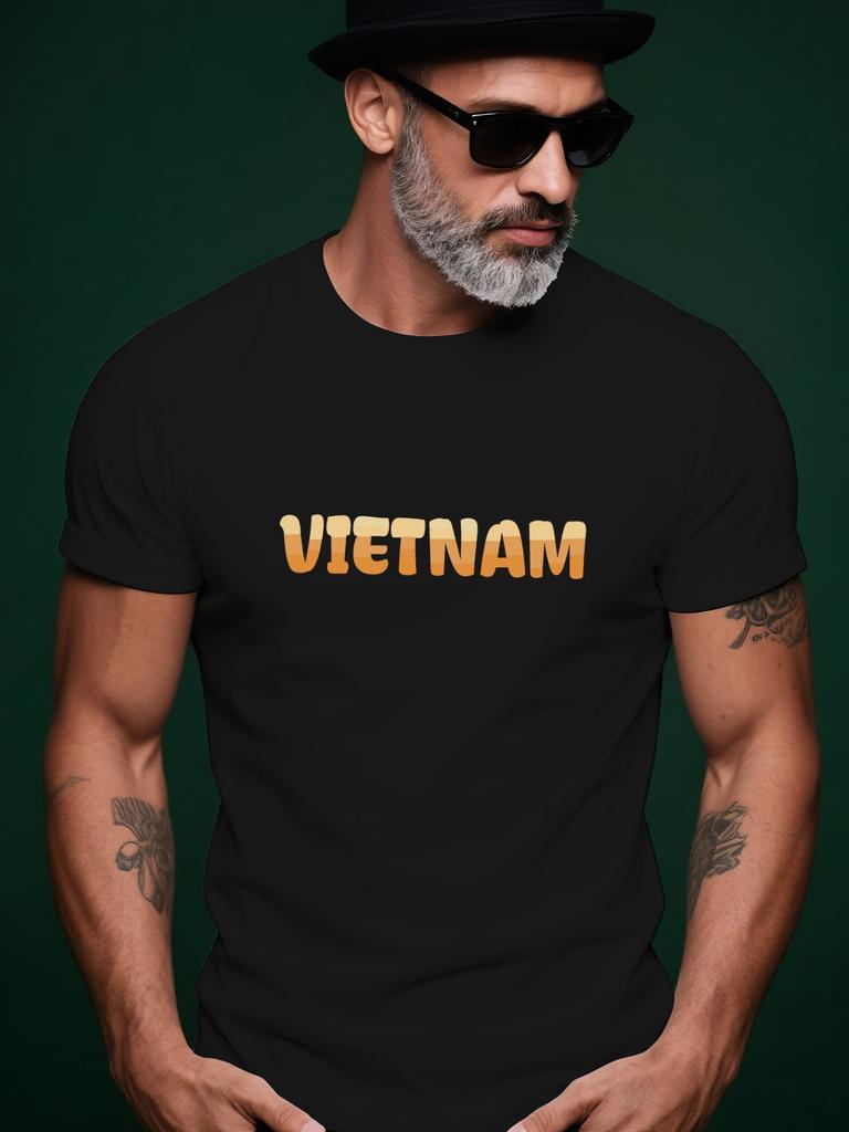 VIETNAM Graphic Tshirt Graphic Tshirt - Casual Summer Cot...