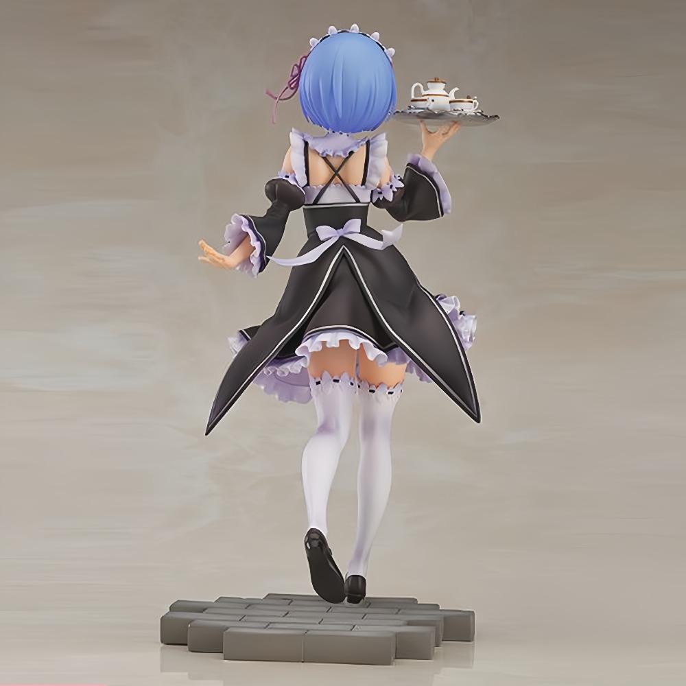 Maxcute Japanese Anime Figures Rem 1/7 Ver. PVC Action Figure Interchangeable Head Collection Gift Model Toys 22CM