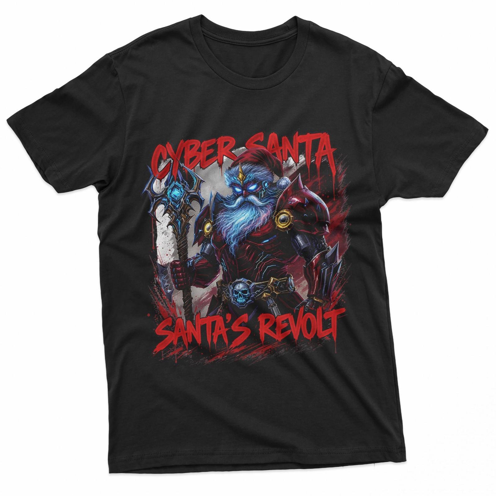 

Cyber Santa Warrior Santa S Revolt T-Shirt 5XL різнокольоровий