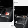 For Tesla Model Y Juniper/Model 3 Highland Under Screen Storage Box Hidden ABS Center Console Organizer Car Interior Accessories