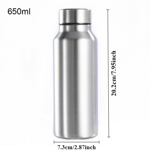 

Portable Sports Water Bottle Steel Sport Bottle Metal Flask Drinkware Camping Gym Large Capacity Kettle Outdoor Bicycle Drinking