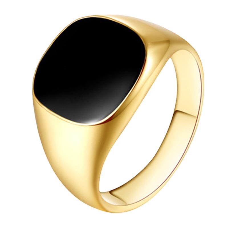 Weiya Wish Stylish Round Square Drop Oil Ring - Trendy European & American Jewelry