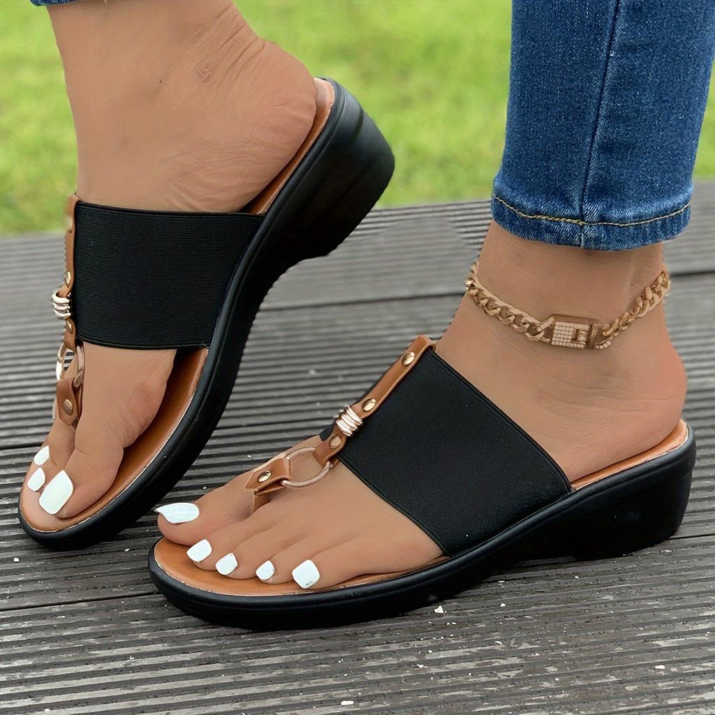 Women's Solid Color Stylish Sandals