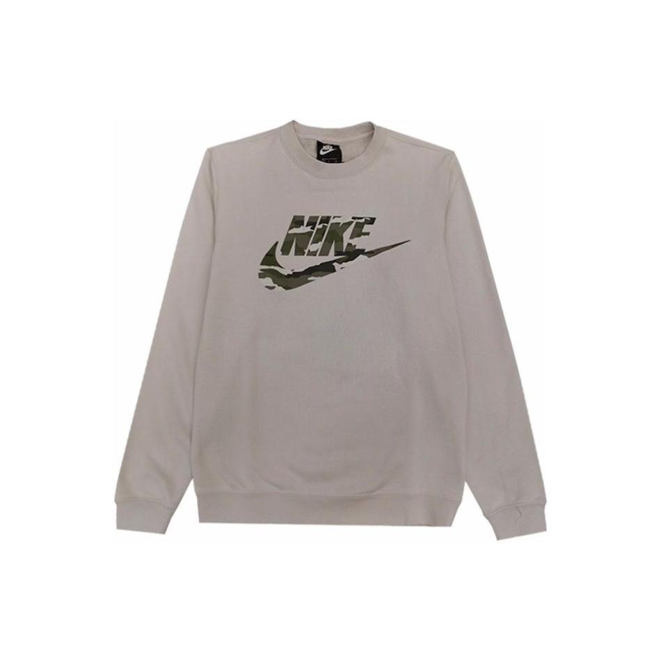 Nike Camo print logo sweatshirt White Men s CU4526-070 L