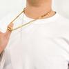 Charm Stainless Steel Jewelry 5mm Box Chain Man Necklace For Men Women Hip Hop Big Choker Gifts