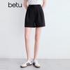 Betu Women's Asymmetric Waist Wrinkle-Resistant Summer Shorts