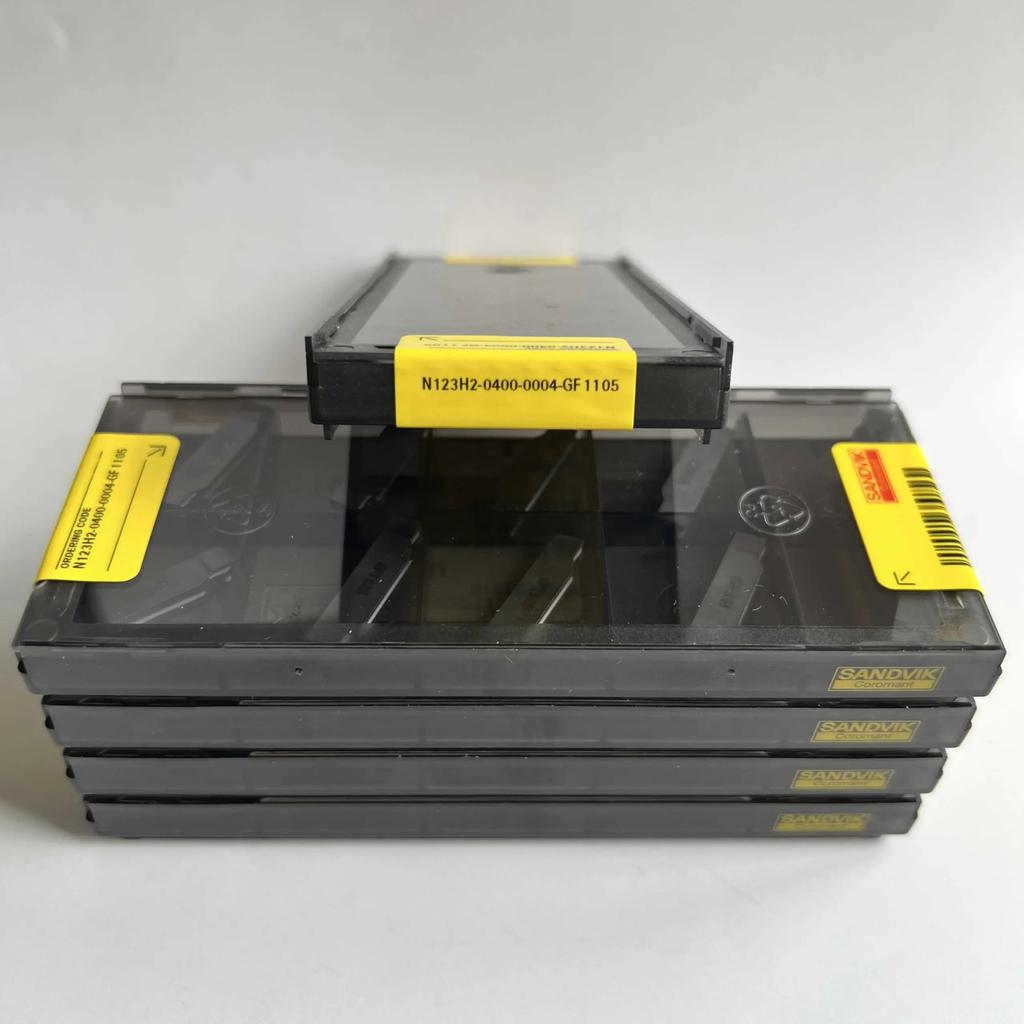 Original Sandvik / N123H2-0400-0004-GF 1105  / CNC Lathe Carbide Blade 10 Pcs