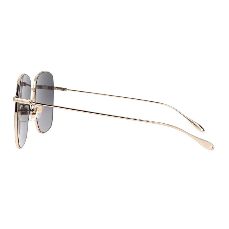 GUCCI Metallic Gradient Lenses Sunglasses Gold Square Frame Women's Metallic Square Sunglasses
