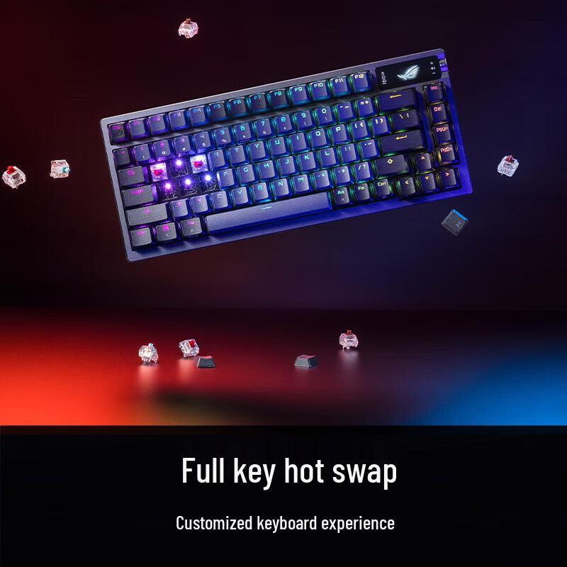 ASUS ROG Azoth 75% Tri-mode Gaming Mechanical Keyboard