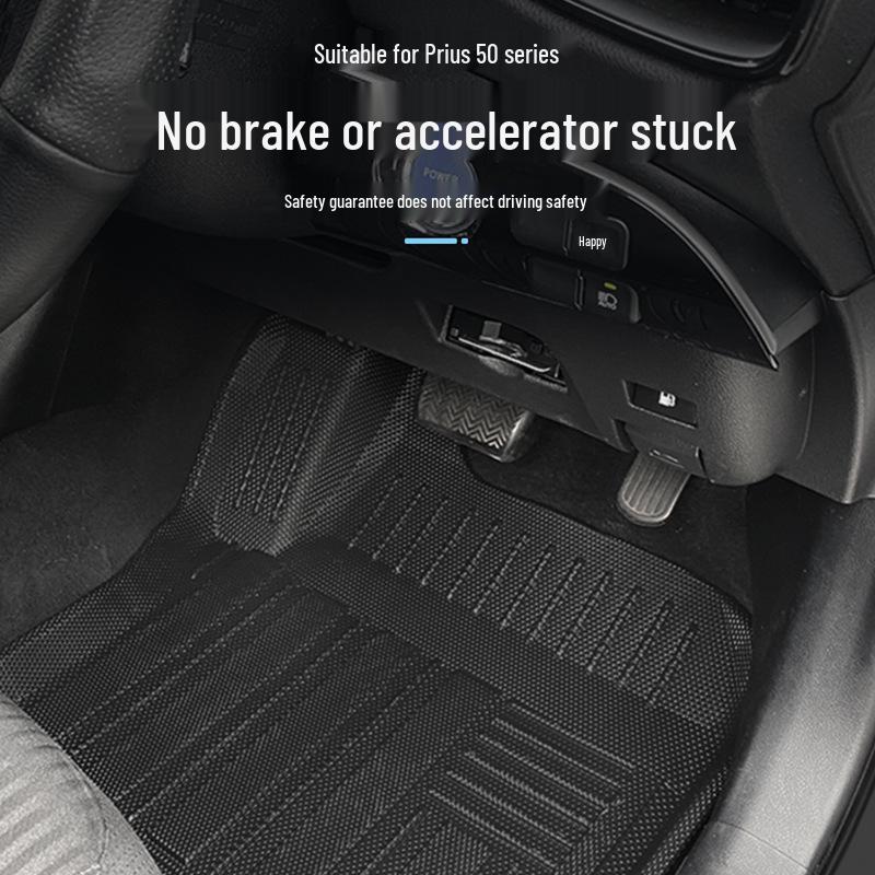 Compatible TPE Floor Mats & Trunk Mat for Toyota Prius 40/50/60 Series (Left & Right Hand Drive)