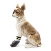 1Set Pet Dog Waterproof Winter Snow Shoes Anti-Slip Rubber Booties Socks Rain Protection Small Puppies Black Size 3