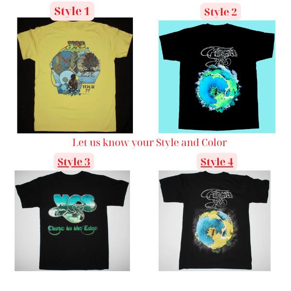 Yes Band Fragile Collection Album Memories Unisex Tee Classic Rock Shirt Unisex T-Shirt XXXXL