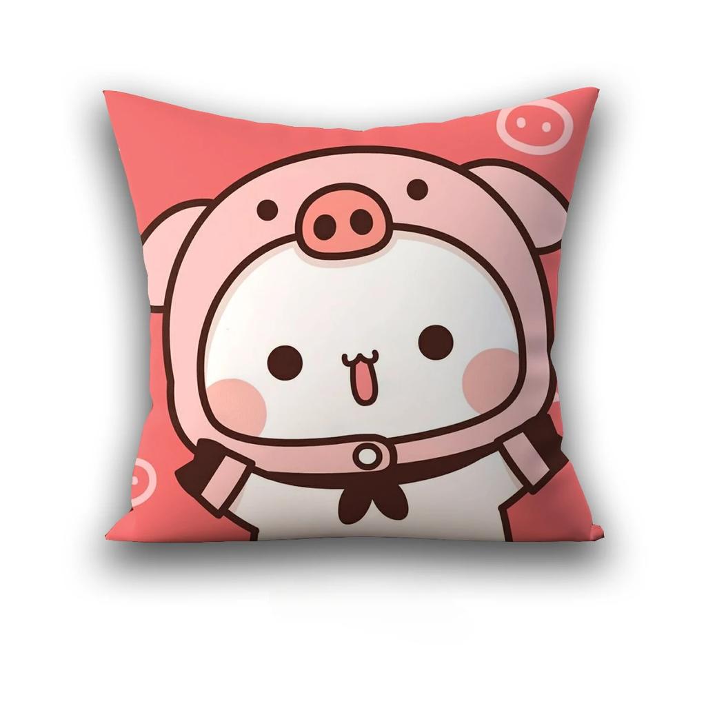 Bubu Dudu Pillow Cover Birthday Wedding Gifts 45X45 Cushions Covers Dakimakura Throw Pillows Square Pillowcase Cute