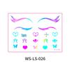 European & American Cross-border Music Festival Laser Eyeliner Stickers - Waterproof & Long-lasting Disposable Tattoos