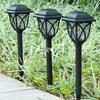 Solar-Powered Outdoor Garden and Courtyard Lamp with Waterproof Plug