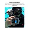 Impact Resistant Camera Diving Case 45Meters Waterproof Clear Construction For Aquatic Sports Extreme Environment